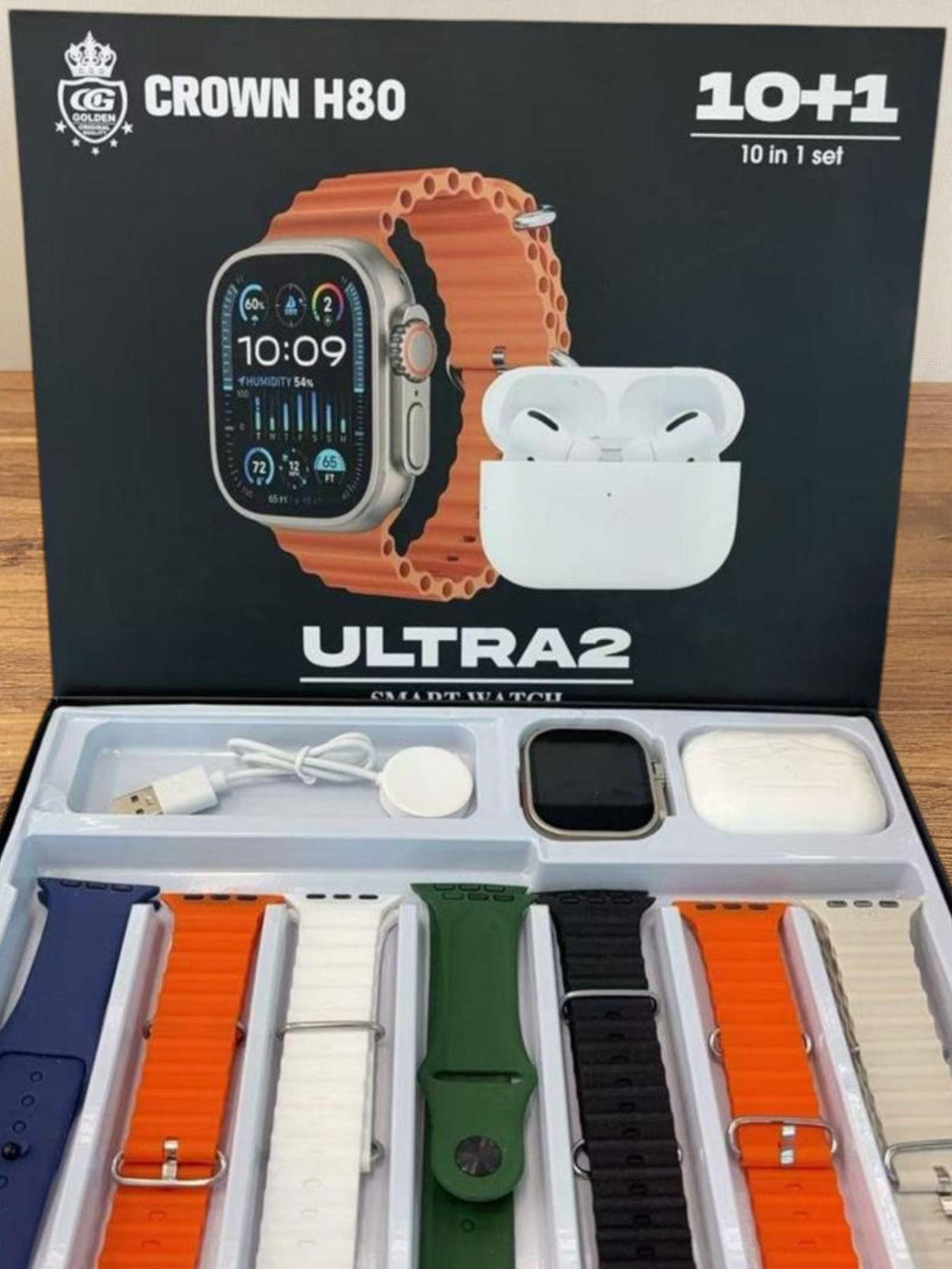 Premium Smart Watch with TWS Earbuds