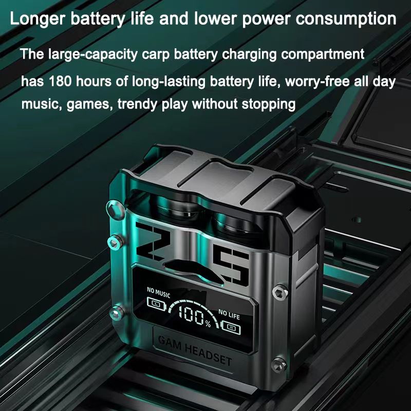 Gaming Wireless Bluetooth Earbuds with LED Display