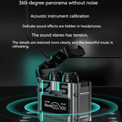 Gaming Wireless Bluetooth Earbuds with LED Display