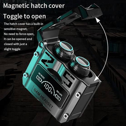 Gaming Wireless Bluetooth Earbuds with LED Display