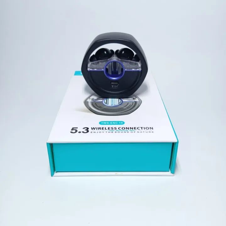 5.3 Wireless ENC Earbuds with Transparent Charging Case